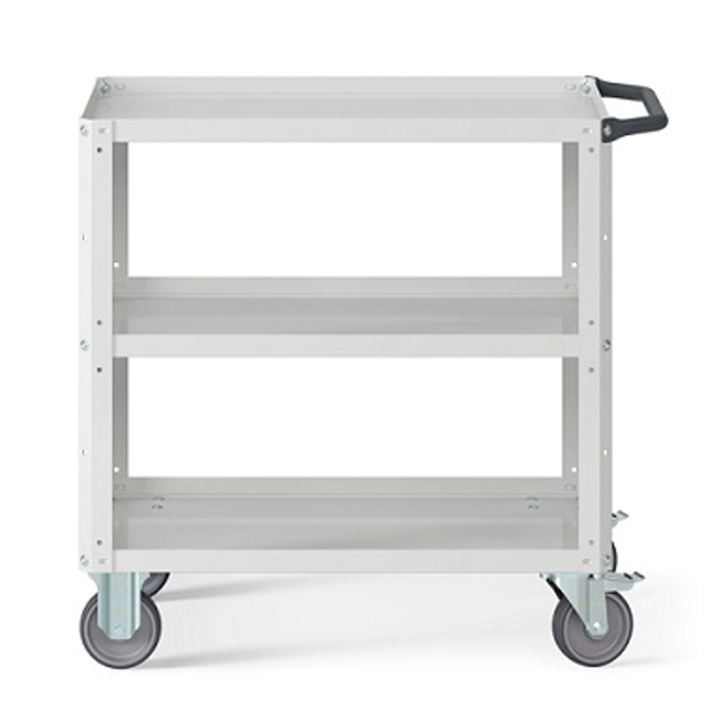 Vendita online Carrello Clever 0907 Small mm.904x515x847H - Grigio Chiaro RAL7035